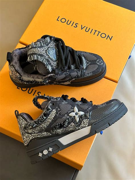 lv skate x swarovski|louis vuitton swarovski shoes.